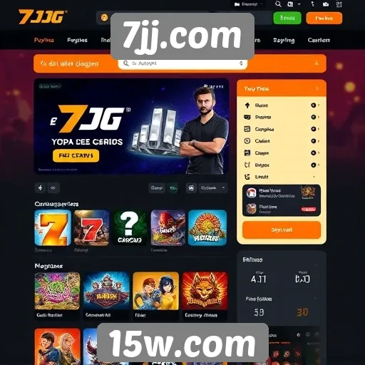 Interface do usuário no 7jj.com e sua usabilidade